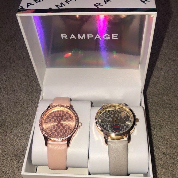 Rampage Bumblebee‎ & Rose Gold Watch Set New - Picture 2 of 14